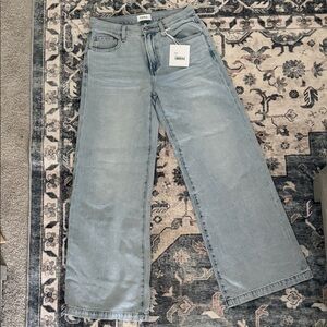 pistola Light Blue Wide-Leg Jeans